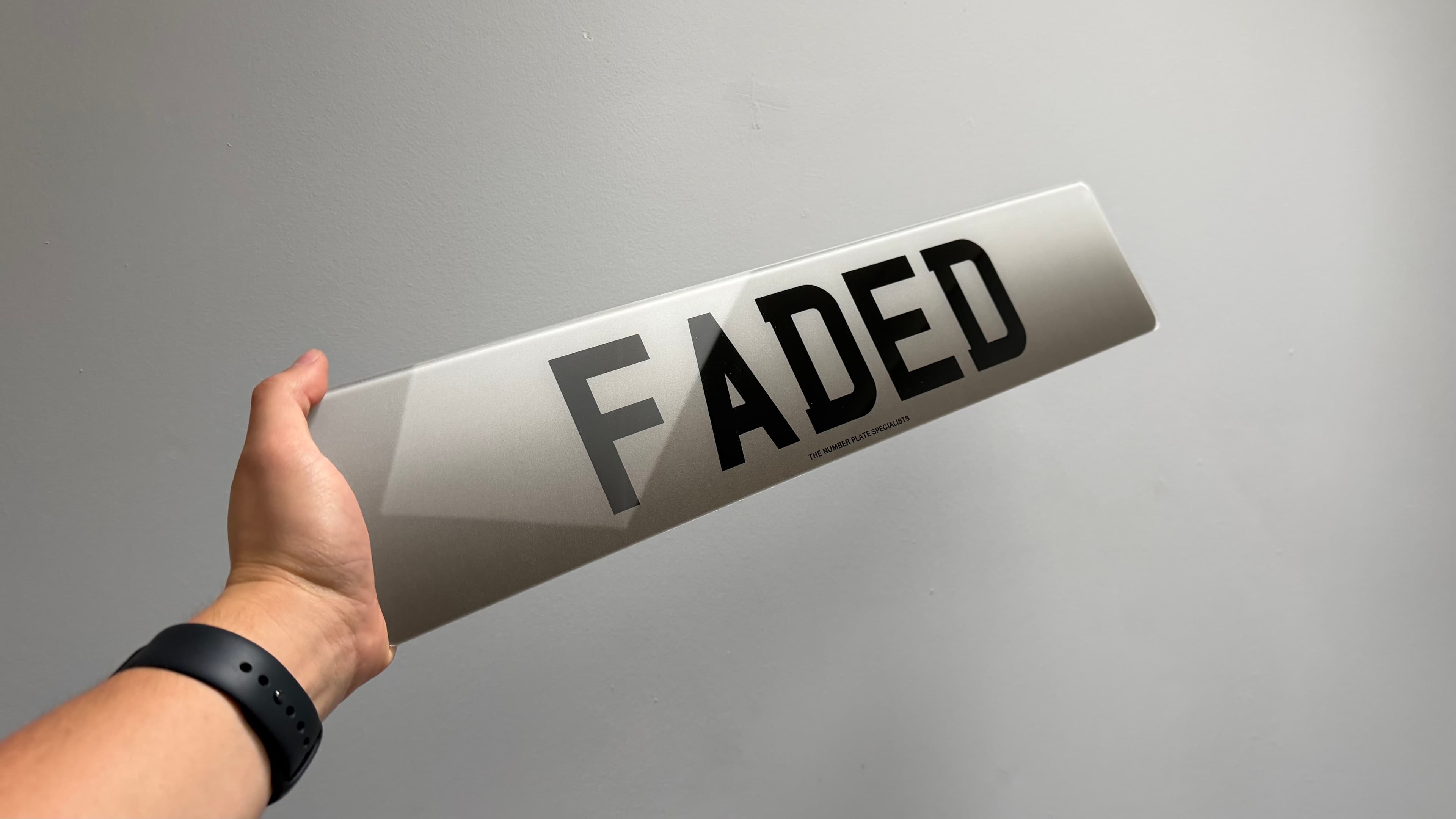 Faded Show Plates