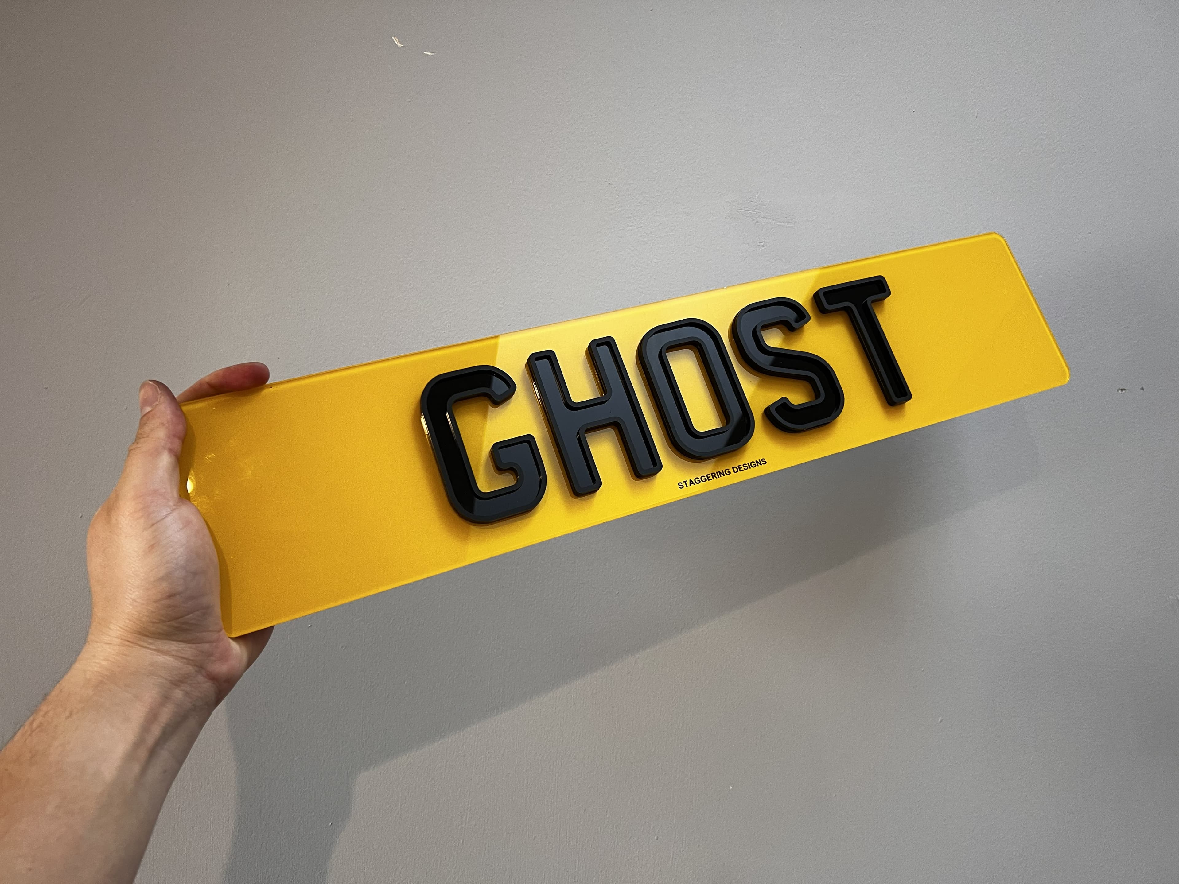 Ghost Number Plates