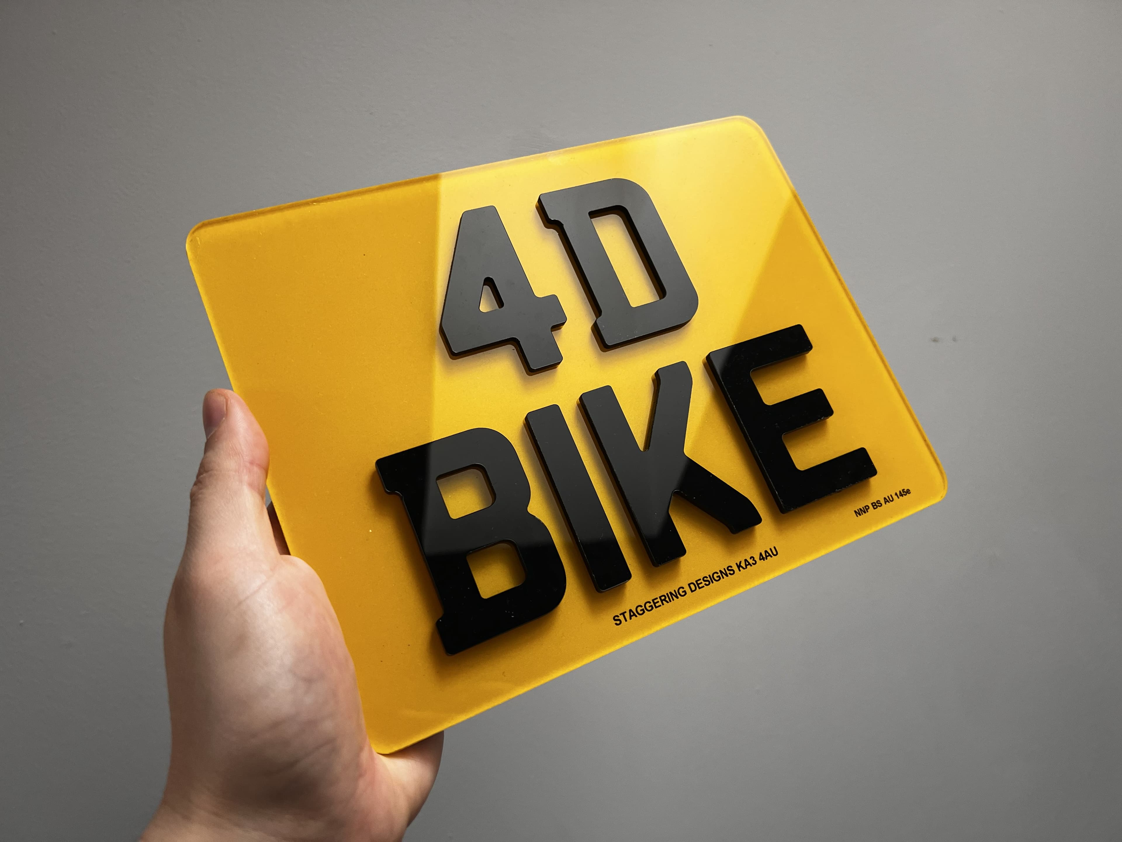 Motorcycle Number Plates